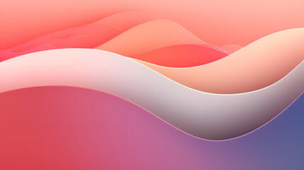 Digital technology rainbow color curve abstract graphic poster web page PPT background with generative