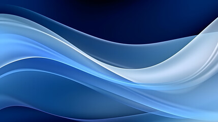 Fototapeta premium Digital technology blue and white curve lines abstract graphic poster web page PPT background with generative