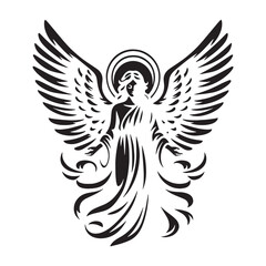 Fototapeta premium angel wings vector
