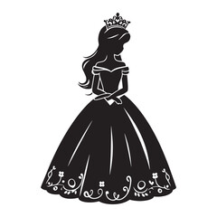 Fototapeta premium princess with a crown
