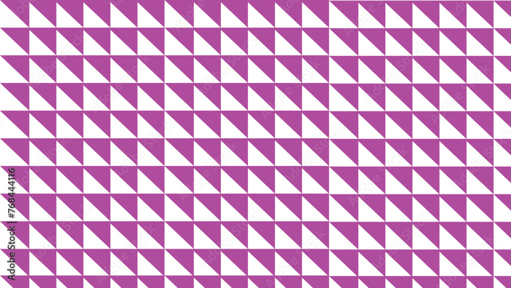 Poster abstract blue and light pink triangular shape pattern on white. high resolution full frame geometric