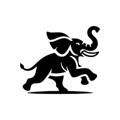 Elephant vector logo. Elephant vector illustration