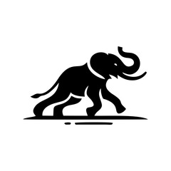 Elephant vector logo. Elephant vector illustration