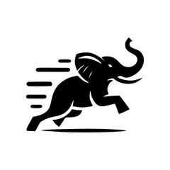 Elephant vector logo. Elephant vector illustration