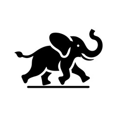 Elephant vector logo. Elephant vector illustration