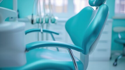 Dentist office interior and special equipment,medical equipment,healthcare concept