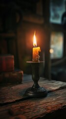 A candle that never burns out illuminating stories of the past