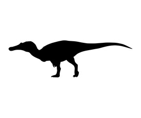 Ferocious Baryonyx dinosaur vector illustration, showcasing its intimidating presence and sharp features. Perfect for dinosaur enthusiasts, educational materials, and Jurassic-themed designs. 