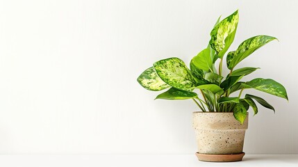 Potted plant isolated on white background ,Generative ai, 