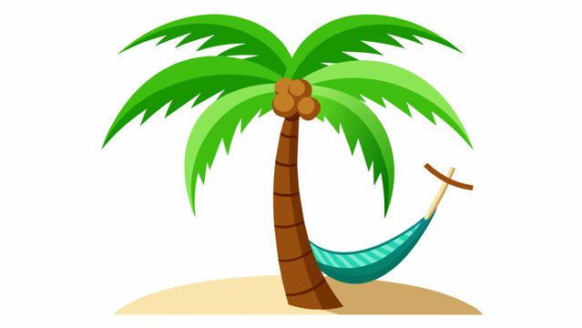 palm tree on a white background