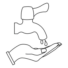 ablution icon from hygiene collection. Line vector ablution sign, symbol for web and mobile