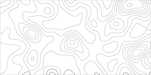 Abstract lines background. Contour maps. Vector illustration. The stylized height of the topographic map contour in lines and contours isolated on transparent. technology topo landscape grid map text - obrazy, fototapety, plakaty