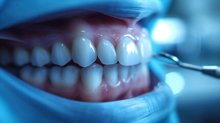 teeth close up dental treatment