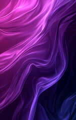 Obraz premium Abstract Purple Gradient Waving Technology Background.
