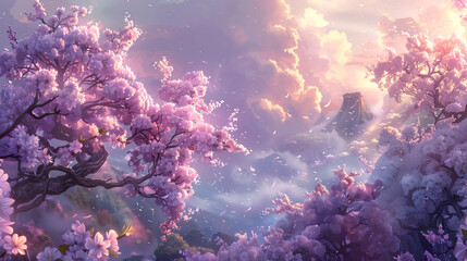 Fototapeta na wymiar spring blossom flower beautiful background