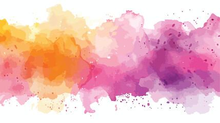 colorful watercolor background flat vector