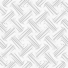 Halftone vector background. Monochrome halftone pattern. Abstract geometric dots background. Pop Art comic gradient black white texture. Design for presentation banner, poster, flyer, business card.