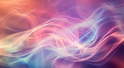 Abstract background with blurred waves of color, smoke or fog