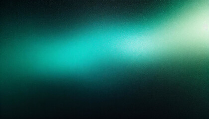 Fototapeta premium Teal and Black: Grungy Texture Color Gradient Abstract Background