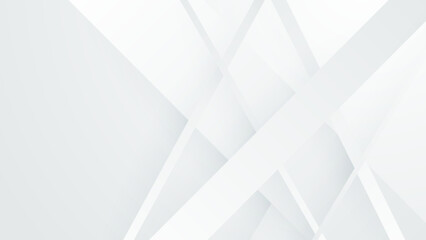 White vector abstract background with simple geometric shapes