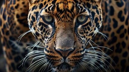 Obraz premium A striking close-up of a wild animal in its natural habitat, showcasing its beauty and power.