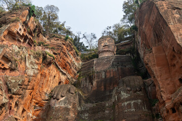Obraz premium Leshan Giant Buddha, Sichuan province, China