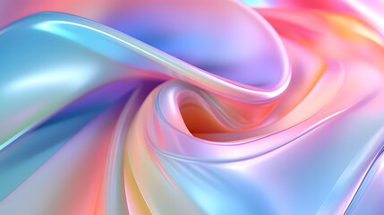 Obraz premium Digital colored transparent glass 3D abstract graphic poster web page PPT background