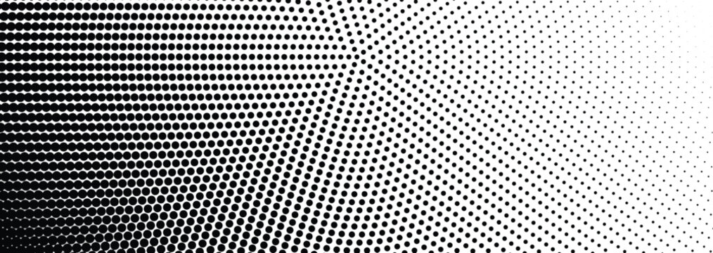 Gradientt halftone dotted pattern. Vector illustration
