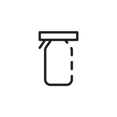 Fabric Laundry Wash Line Icon