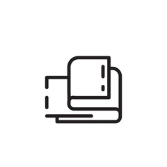 Cloth Craft Fabric Line Icon