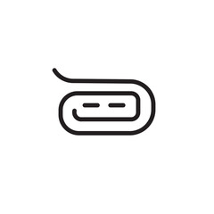 Roll Roller Wear Line Icon