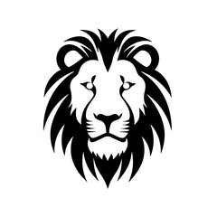 Lion face flat icon