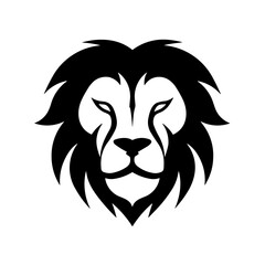 Lion face flat icon