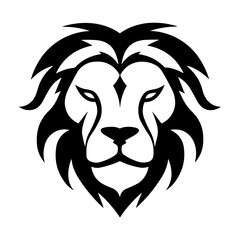 Lion face flat icon