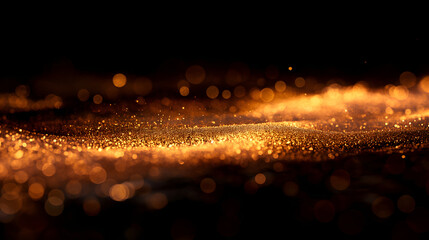 Starlight's Echo: Dappled Sunlight Particles Shimmer in the Dark