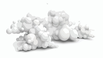 Cutout clean white cloud white backgrounds special ef