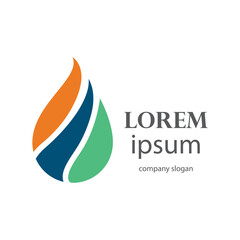 oil and gas fuel mining logo design