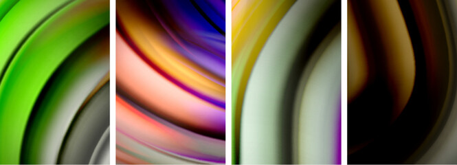 Blurred color line backgrounds. Vector Illustration For Wallpaper, Banner, Background, Card, Book Illustration, landing page