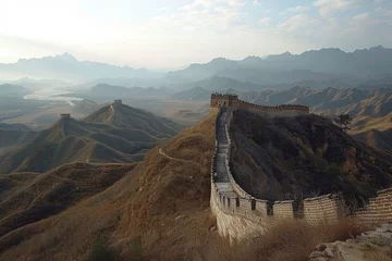 Fotobehang Great Wall of China Majesty © mogamju