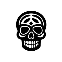 Simple Mexican skull icon