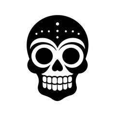 Simple Mexican skull icon