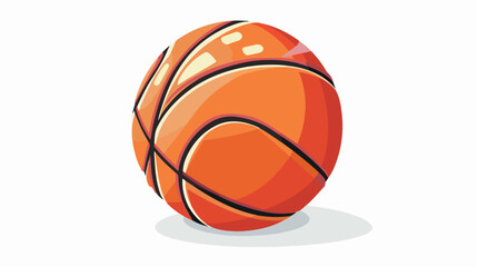 graphic basketball vector flat vector isolated on white background 