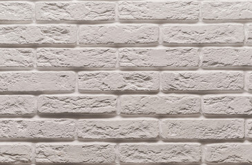 white textured brick wall. close-up background