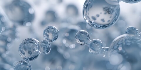 Texture of an atomic biological molecule. structure molecule background. Molecular DNA