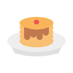 Pancake Vector Flat Icon Design Vector Flat Icon Design