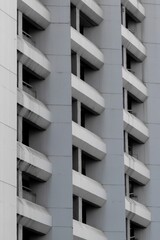 Abstract architecture background. Minimalist of urban building - 768484115