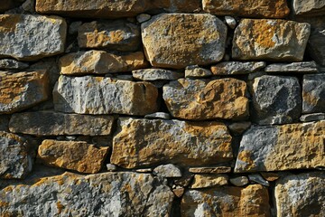 Background of stone wall texture,  Close-up of a stone wall