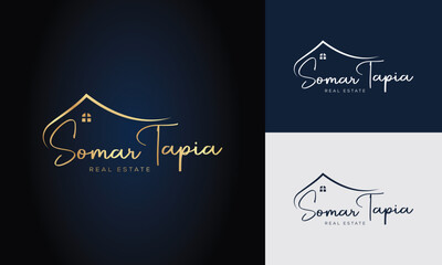 Real estate logo realtor logo property logo design vector template