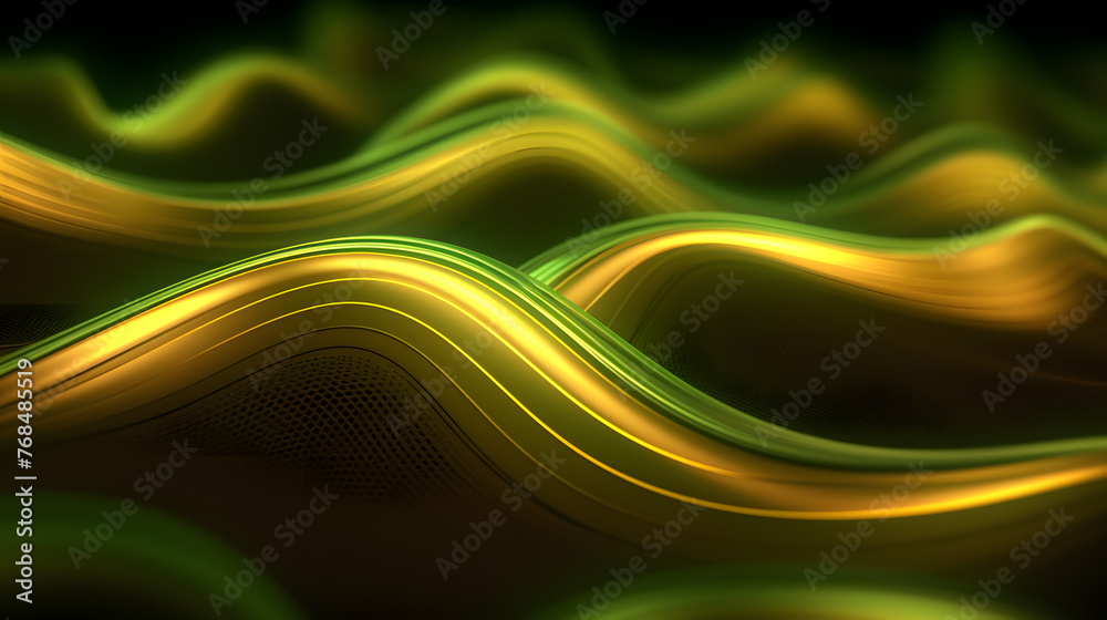 Fototapete digital technology 3d curve light wave abstract graphic poster web page ppt background