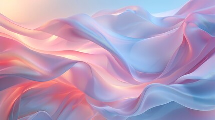 Fototapeta premium Fluid Tranquility: The fluid display exudes an aura of tranquil serenity, inviting peaceful contemplation.